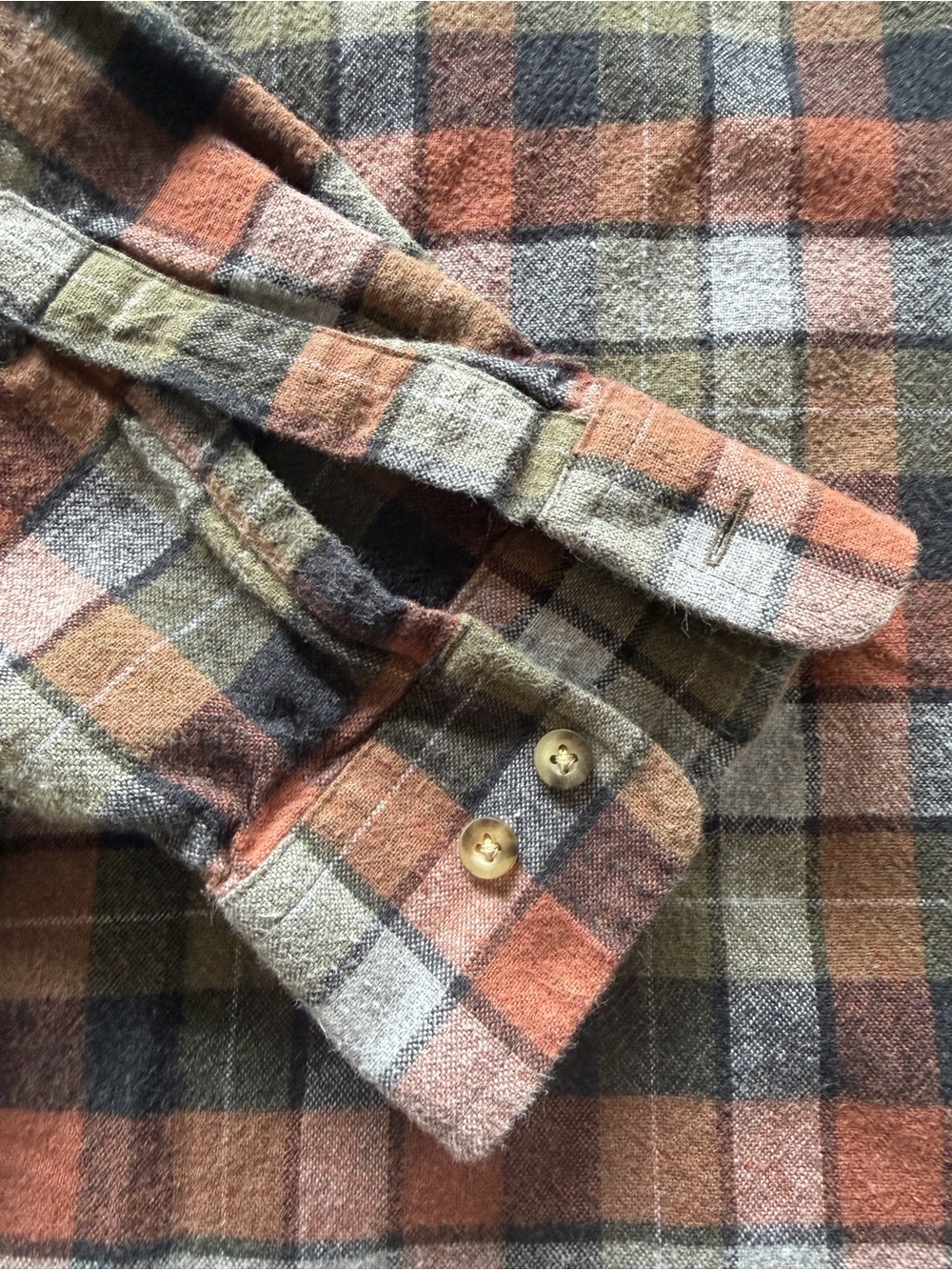 EUC Pendleton Mens Flannel Shirt Mason Plaid Size Medium Button Up (KB6) - Picture 3 of 5